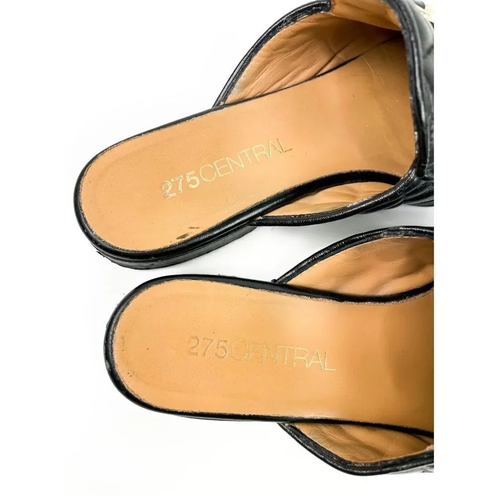 275 Central PALACEQ LEATHER MULE Size 39‎